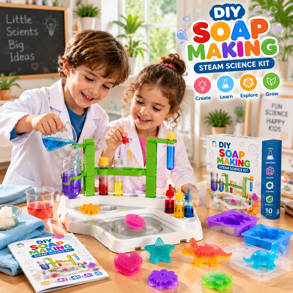 DIY Soap Making STEAM Science Kit for Kids