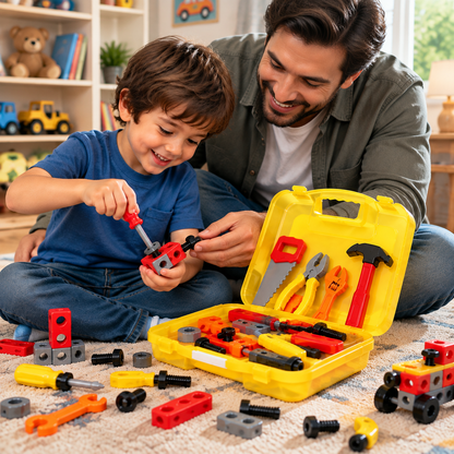 Portable Briefcase Tools Set For Kids