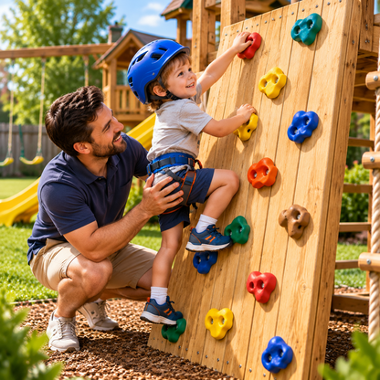 Climbing Wall Holds Set for Kids Rock Climbing Hand Grips