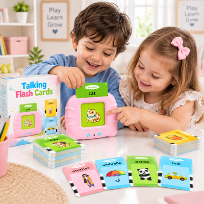 Education English Talking Flash Cards Learning Machine For Kids
