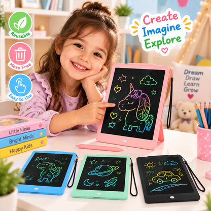 LCD Writing Tablet Multicolor Screen Writing Erasable Writing Board
