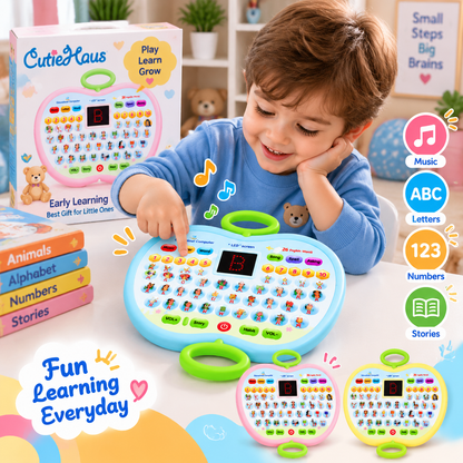 Learning Laptop For Kids Apple Shape