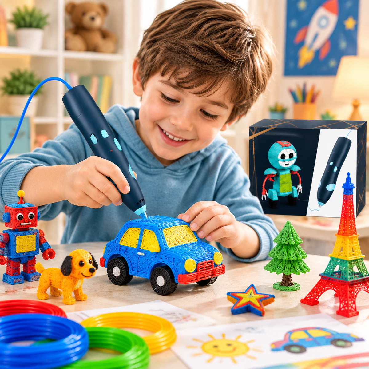 3D Pen Printing And Drawing Pen For Kids