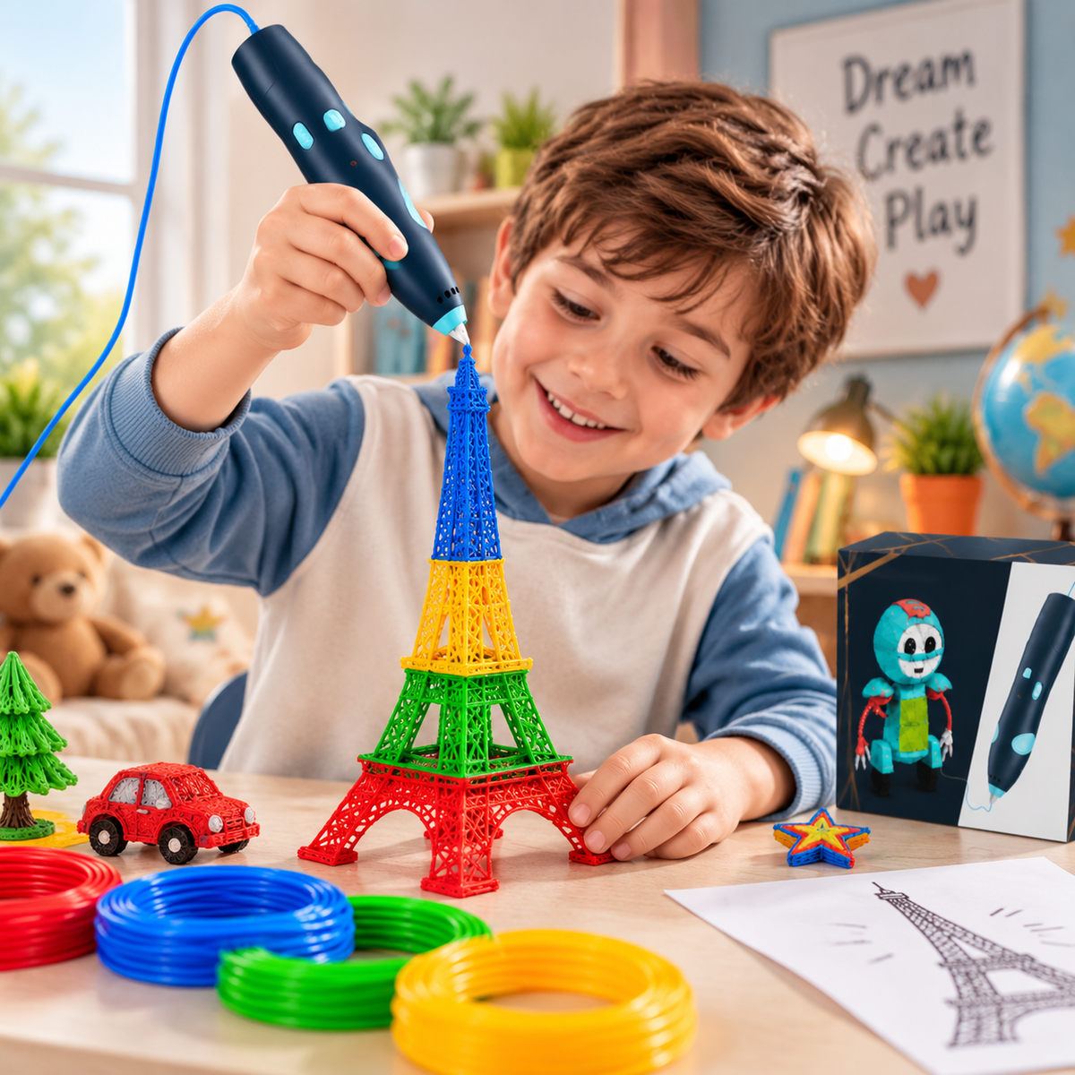3D Pen Printing And Drawing Pen For Kids