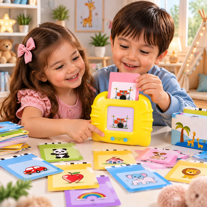 Bilingual Talking Flash Cards For Kids - Educational Learning (English+Urdu)