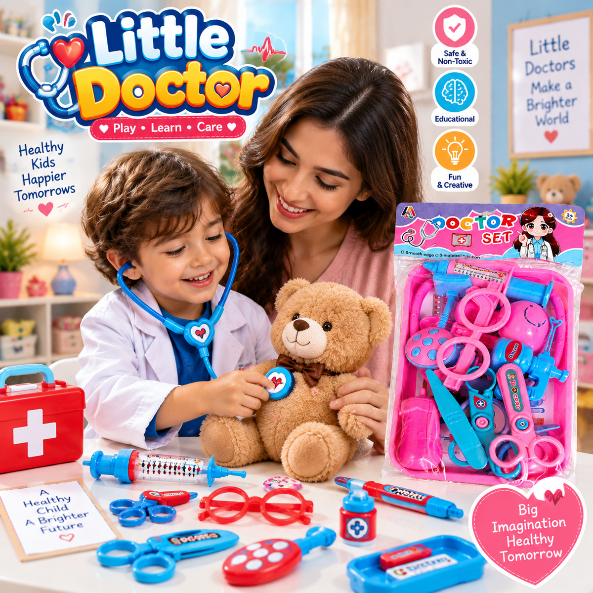 Doctor Play Toy Set For Kids
