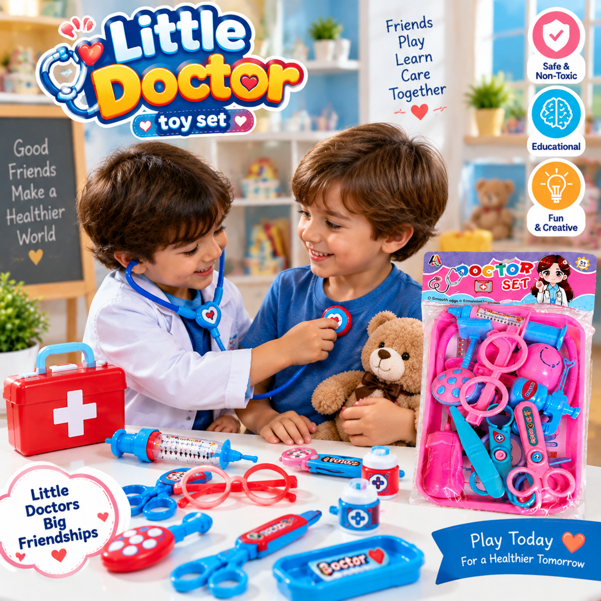Doctor Play Toy Set For Kids