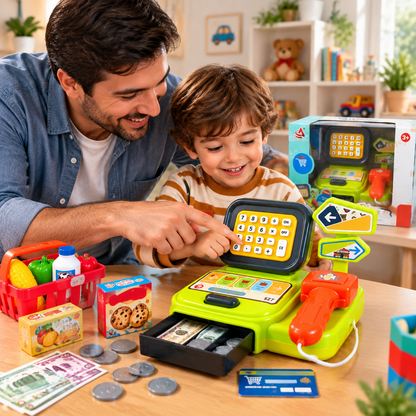 Kids Multifunctional Cash Register Set