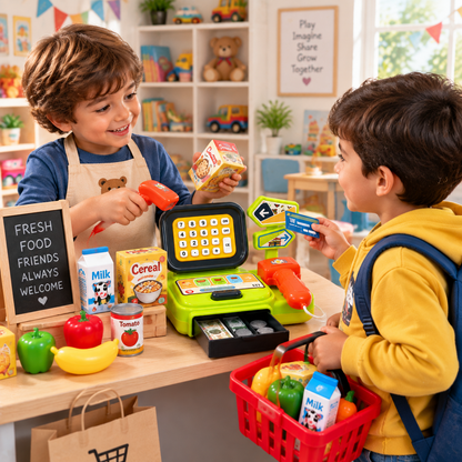 Kids Multifunctional Cash Register Set