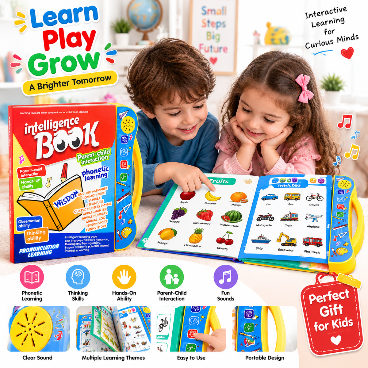Study Book Intellectual Learning For Kids