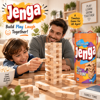 Wooden Jenga Stacking Tower Game