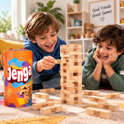 Wooden Jenga Stacking Tower Game