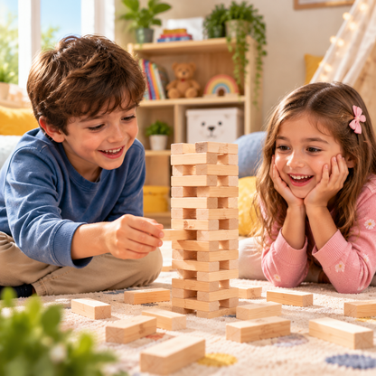 Wooden Jenga Stacking Tower Game