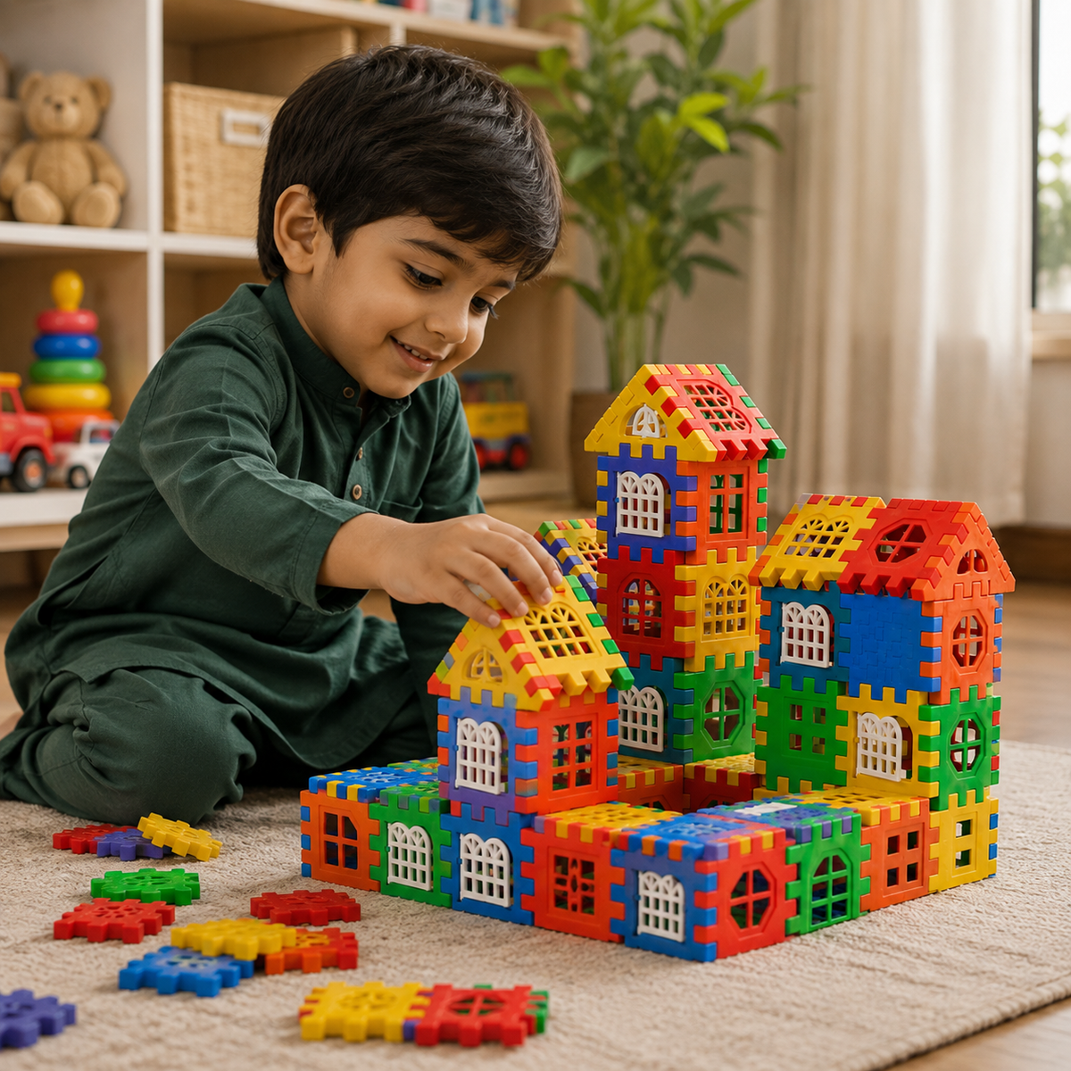 House Building Blocks For Kids