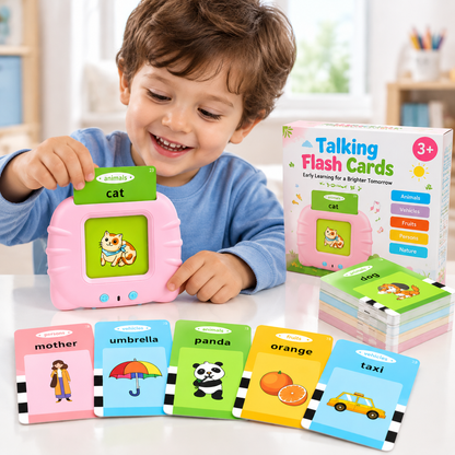 Education English Talking Flash Cards Learning Machine For Kids