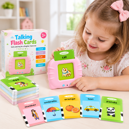 Education English Talking Flash Cards Learning Machine For Kids