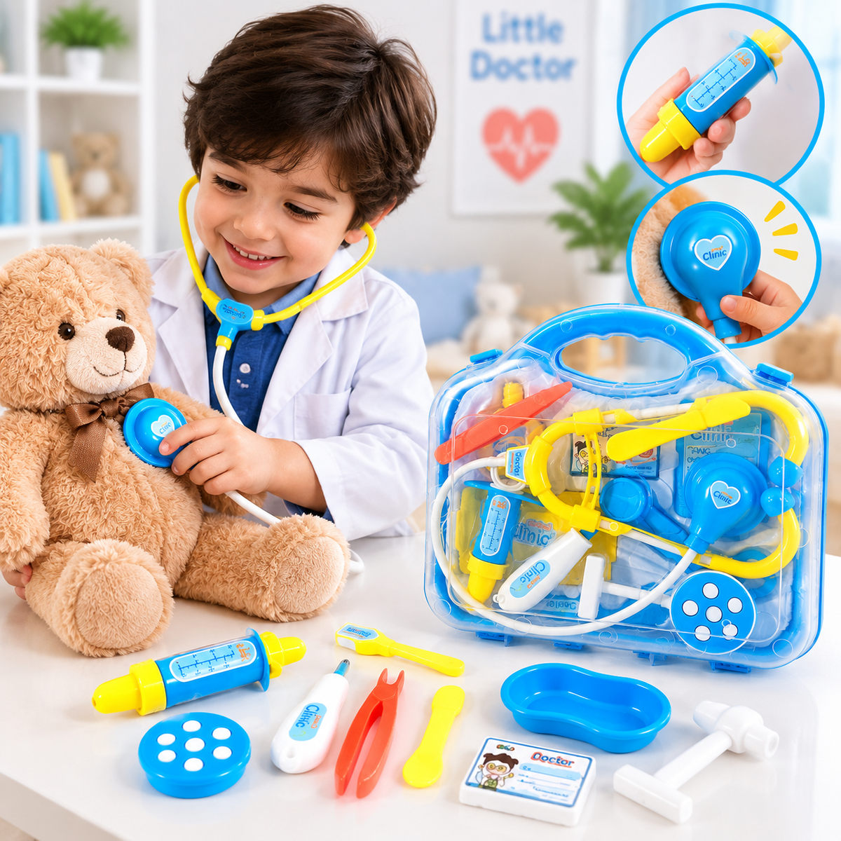 Doctor Set Briefcase Toy for Kids