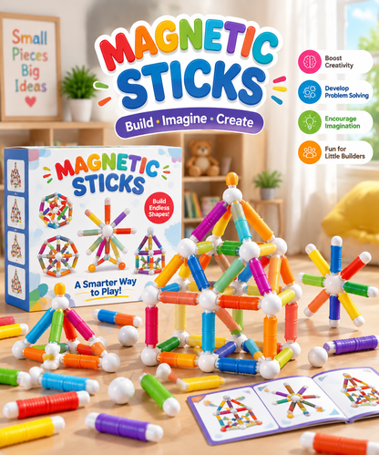 Flexible Magnetic Tube Building Blocks